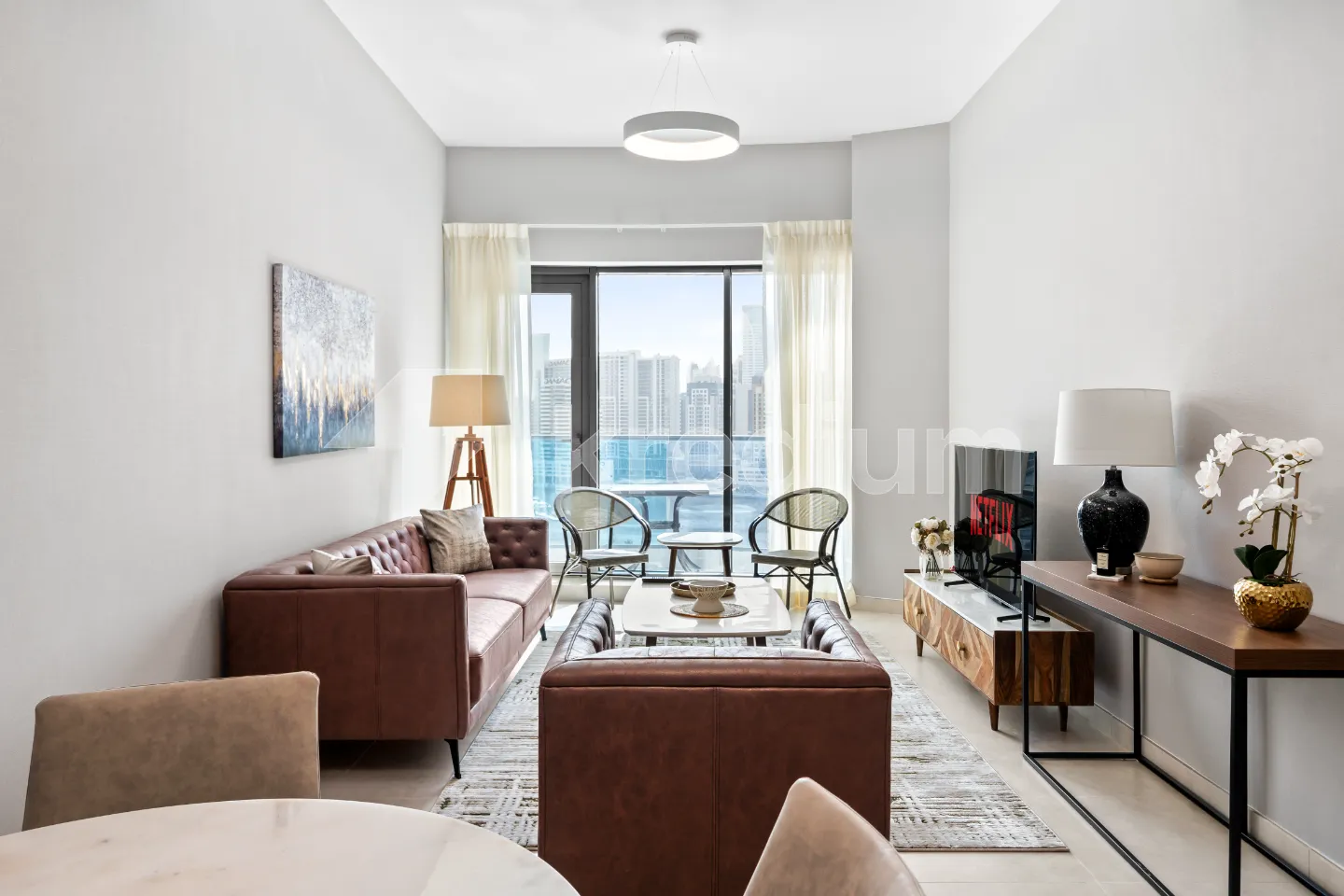 Bright & Modern | 1-Bedroom + 2 Bath | Furnished
