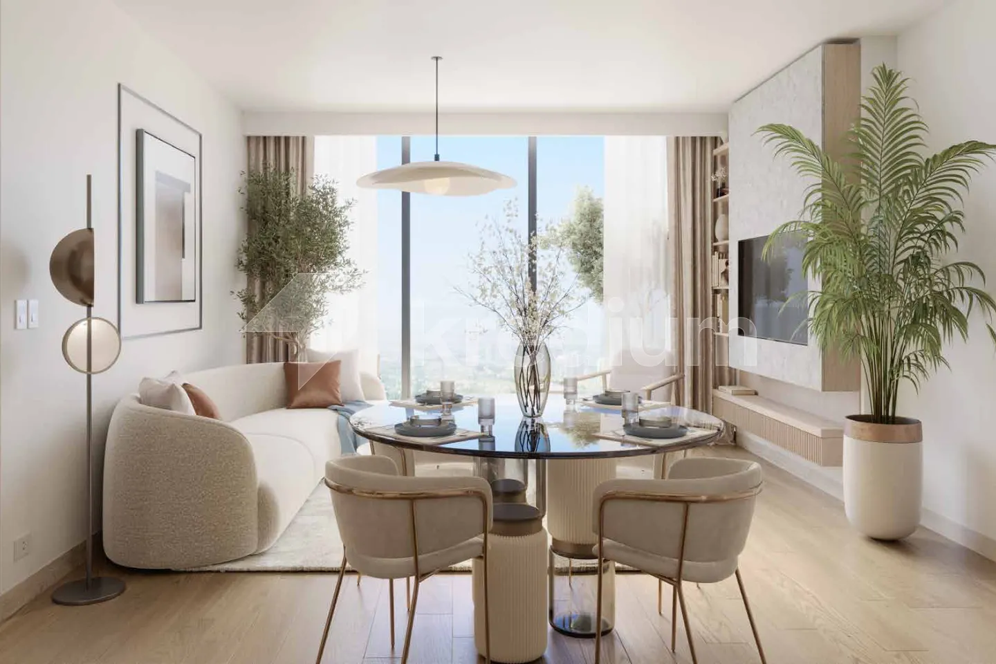 1-BR + Study | Villas and Park View | With Balcony