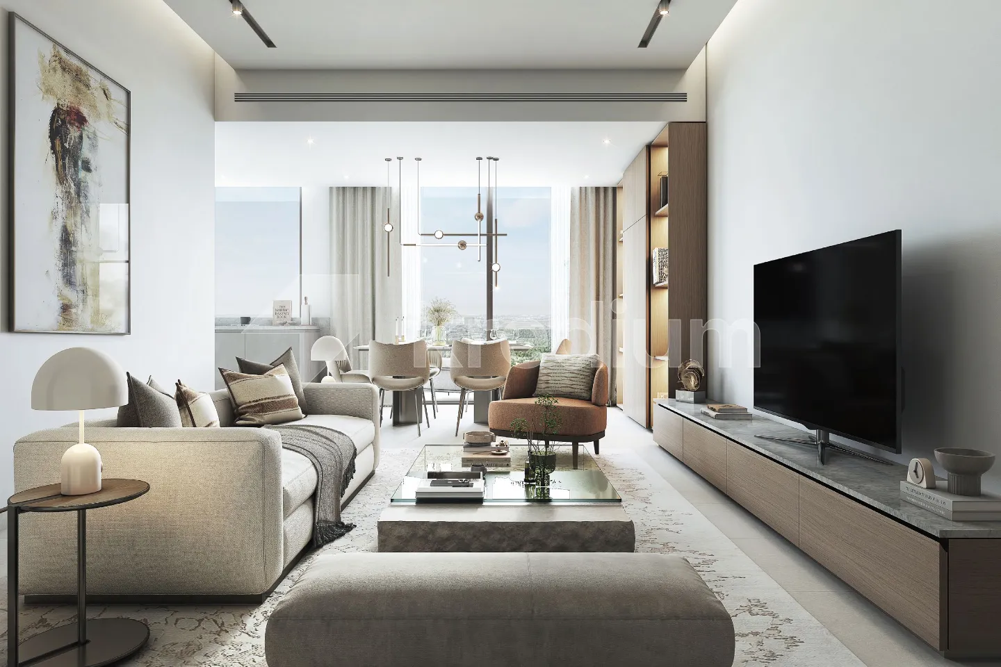 1BR High Floor | Lagoon & Community View